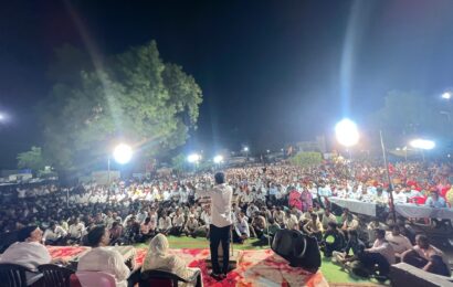 महिला सुरक्षितता व गुन्हेगारी विरोधात घेणार ठोस भूमिका – डॉ. सुजय विखे पाटील ; कोल्हार भगवतीपुर च्या विशेष ग्रामसभेत गावकऱ्यांना दिला आधार