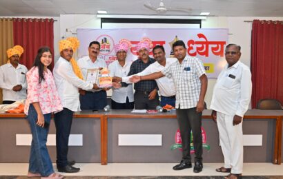 पत्रकार भाऊसाहेब वाकचौरे यांचा राज्यस्तरीय ध्येयरत्न पुरस्काराने सन्मान