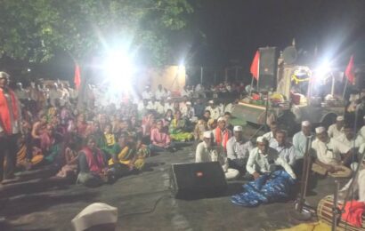 संगमनेर ते पंढरपूर पायी दिंडी सोहळ्यात हजारो भाविक सहभागी